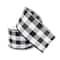 2.5" x 8.3yd. Wired Gingham Ribbon by Celebrate It™ Décor